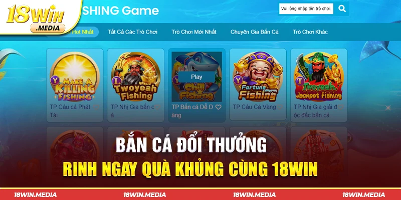 Bắn cá đổi thưởng rinh tay phần quà khủng 